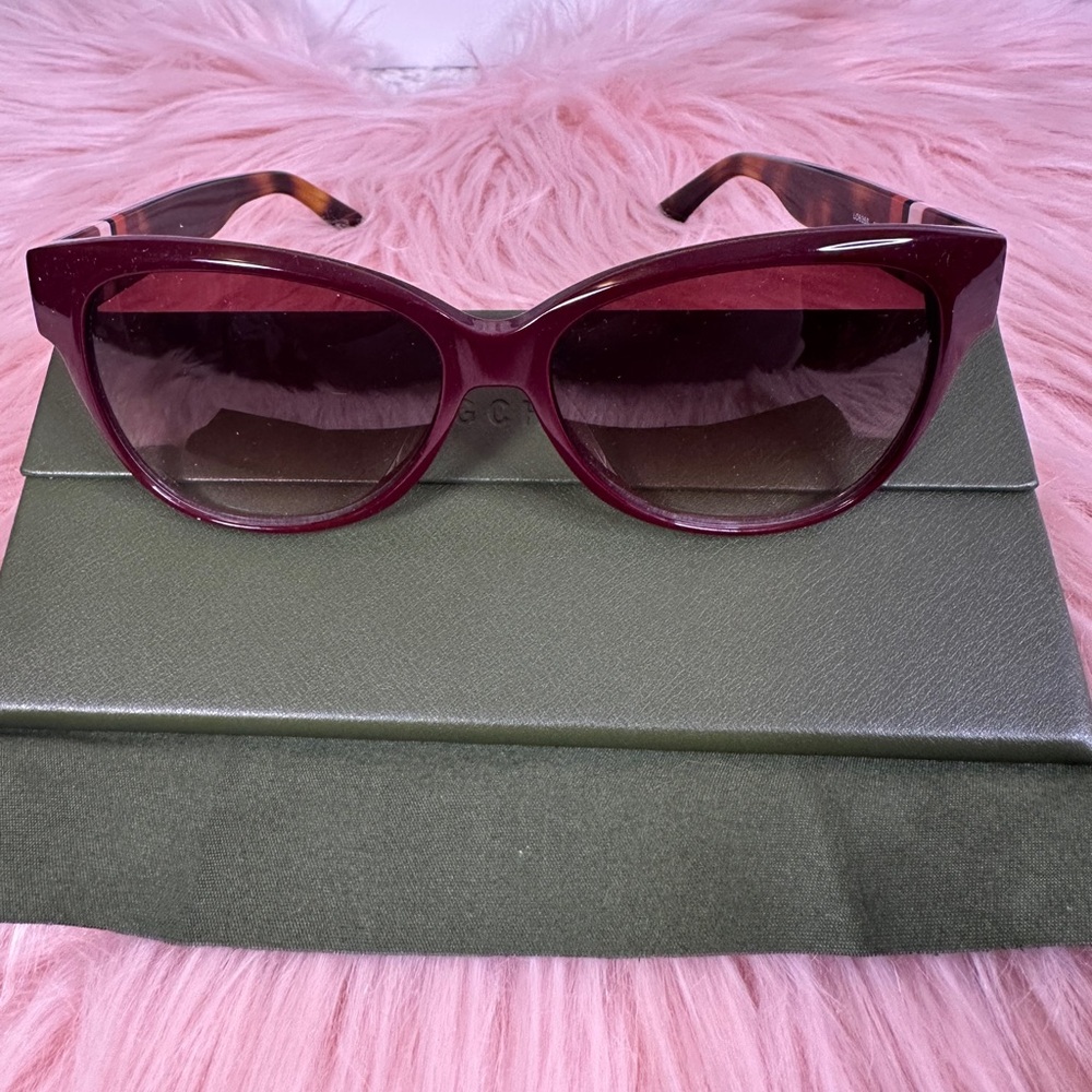 Longchamp Sunglasses LONGCHAMP LO635S burgundy/brown gradient designer.